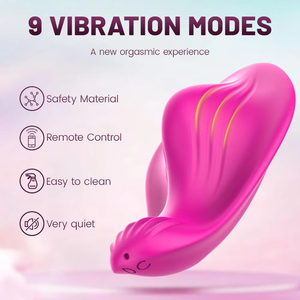 Vibrateur portable connecté pour femmes, 9 modes, stimulation puissante à <span class=keywords><strong>deux</strong></span> points, masseur personnel rechargeable, jouets sexuels pour couples - Product Image 4