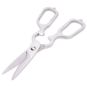 Ciseaux de cuisine en acier inoxydable, lame de 3 pouces pour couper le poisson et la viande, conception intégrée tout en acier, lavable au lave-vaisselle - Product Image 1