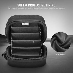 Sac de rangement pour filtres <span class=keywords><strong>Neewer</strong></span> PB12/PB11 11 x 11 cm avec séparateurs extensibles, sangle de poignet et mousqueton - Product Image 4