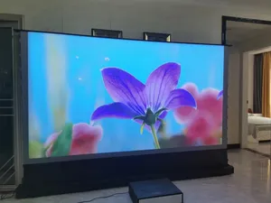شاشة عرض تلفزيون ليزر عالية الجودة بشاشة عرض أرضية عالية الجودة من نوع Alr مناسبة للمسرح المنزلي