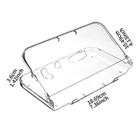 Penutup Transparan Konsol Game untuk Nintendo New 3DS XL TNP Penutup Pelindung Tahan Gores Kristal Ultra Jernih