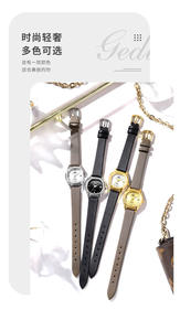 Montre pour femme avec cadran ovale design, fonction calendrier, verre saphir de luxe - Product Image 2