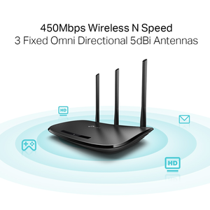Versión en inglés 802.11n/B/G 450Mbps 2.1 <span class=keywords><strong>Tp</strong></span>-<span class=keywords><strong>Link</strong></span> enrutador de conexión de red inalámbrica <span class=keywords><strong>WiFi</strong></span> enrutador de conexión de red de fábrica - Product Image 2