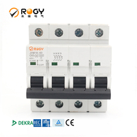 Disjoncteur miniature Yongji JVM16-63A 10KA 63A, tension nominale 230V-415V, protection IP20, montage modulaire sur rail DIN
