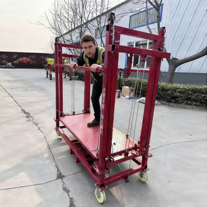 פיגום הרמה חשמלי נייד 3-12 מטר עם שלט רחוק, מעלית חיצונית, פיגום הרמה חשמלי - Product Image 4