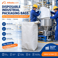 Sac d'emballage PE personnalisé pour l'exportation en Afrique, 25 kg, 50 kg, pour produits chimiques et ciment, faible MOQ, livraison rapide
