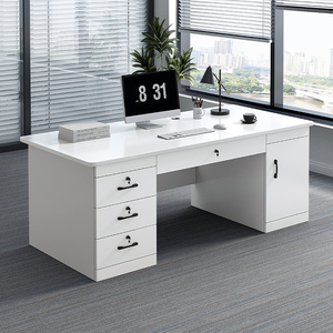Set Moderno di Scrivania e Sedia per Computer in Legno per Ufficio o Camera da Letto - Product Image 1