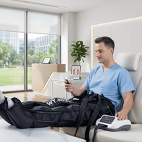 Masseur pneumatique à compression à 6 chambres VU MDR de haute qualité pour les jambes, drainage lymphatique, soins de santé, beauté et relaxation
