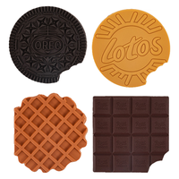 Kreatives Geschenk Mini Notepad Kunden spezifische Cookie-Form Notebook Stress abbau Kinder Notepad Werbe geschenk