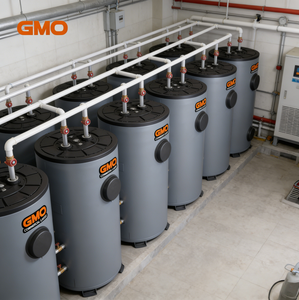 Réservoir de stockage d'eau chaude 500 litres, chauffe-eau à haute efficacité pour système de pompe à chaleur solaire - Product Image 4