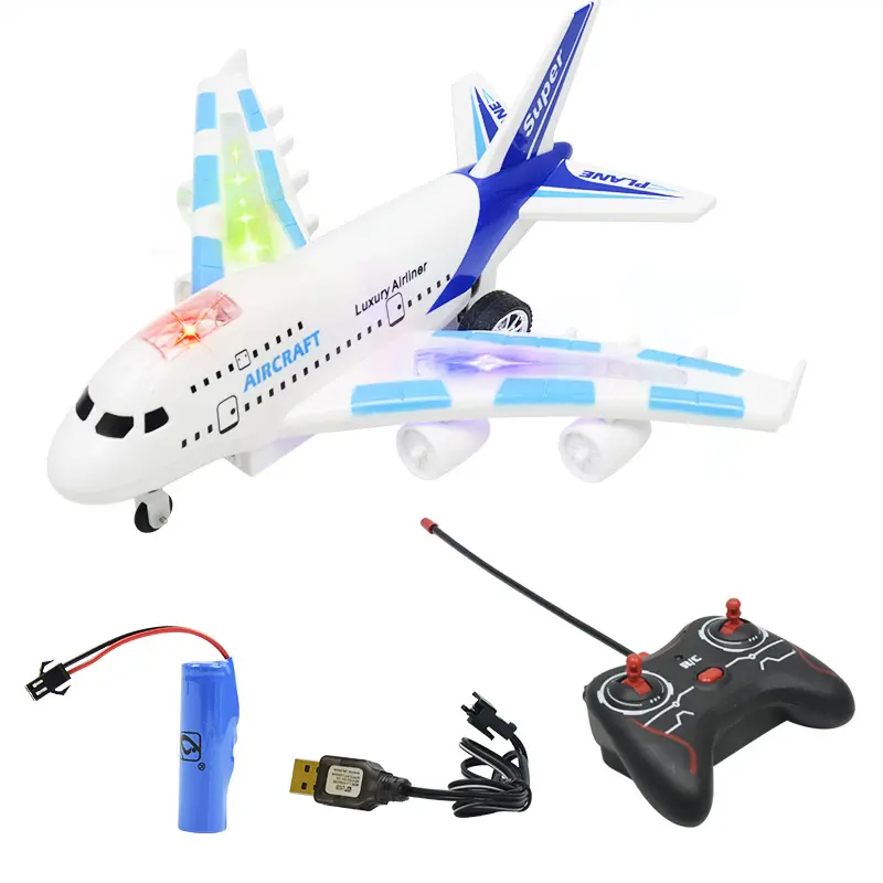 Radio Control Toys Boeing 747 airplane toys 2.4G 2CH RC airplane Fixed lights remote control aircraft children's toy