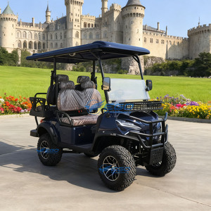 Voiturette de golf électrique tout-terrain 60V 4 places en acier de haute qualité avec design haut de gamme, transport spécial / véhicule électrique - Product Image 2