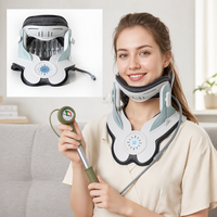 Dispositivo de Tracción Cervical para Fisioterapia, Quiropráctica, Estirador de Cuello Ortopédico Ajustable para Uso en Casa y Clínica