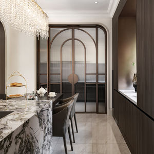 Luxury Royal king Size Bedroom Sets Elegant Super Size Turkish Gold <strong>Mirrored</strong> Led Lighted Bedroom Furniture Cheap - Product Image 5