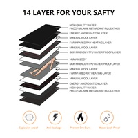 Couverture de sauna portable pour spa domestique, lit de massage thaïlandais, couverture de sauna enveloppante pour le corps, couverture de sauna professionnelle à 1 zone chauffante