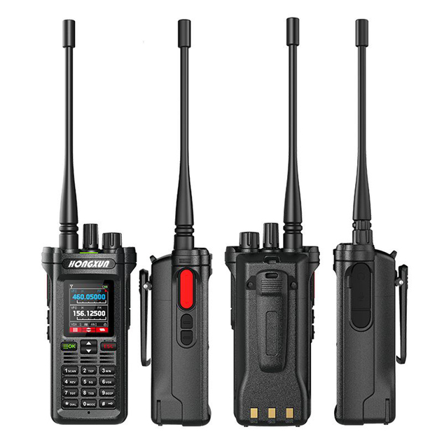 HONGXUN GP-15 Portable Dual Band Explosion Proof Ham for Intercom 10W High Power up 60KM Range Digital Transmission for Cars