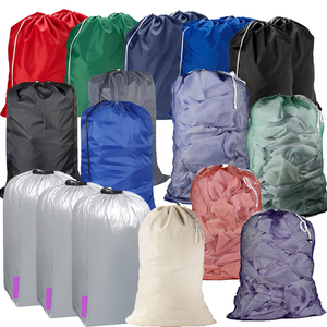 Wholesale Polyester Foldable Durable Mesh Bag Laundry Basket Storage Laundry Bags & Baskets Shoe Laundry Bags for Clothes