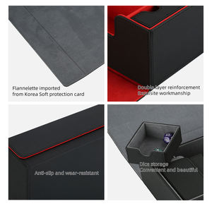 Caja de Cartas de Cuero Torson de Gran Capacidad para 600+ Cajas Pequeñas, Embalaje Personalizado en Oferta para Mazo de Yugioh, Almacenamiento de Cartas Coleccionables PU 5+1 - Product Image 4