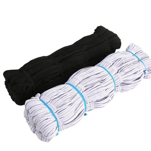 3mm/<span class=keywords><strong>5mm</strong></span>/8mm phẳng đàn hồi ban nhạc đàn hồi ban nhạc cao su màu đen trắng độ đàn hồi cao phẳng ban nhạc đàn hồi cho còng, phụ kiện may mặc - Product Image 3