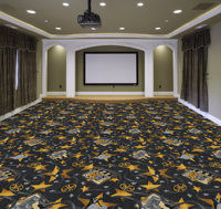 Tapis Imprimé Aéroport Hôtel Théâtre Cinéma Tapis Tufté Main Nylon Salle de Cinéma Tapis