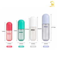 Flacons pulvérisateurs à brume fine de type capsule de 50/100/150/200 ml, personnalisables pour une utilisation avec des toners et des parfums