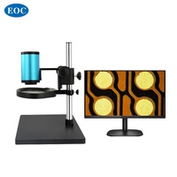 Microscope vidéo autofocus EOC 4K 2K Grand champ de vision OEM ODM pour vision robotique, contrôle qualité en usine de modules optiques pour PCB SMT et semi-conducteurs