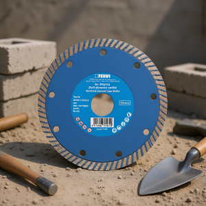 Disco de sierra diamantado ventilado Fervi de 115 mm, tipo 41, para corte de hormigón - Product Image 3