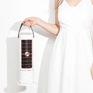 Mini ventilador refrigerador de água, recarregável por atacado, usb, rotação portátil, ventilador spray de ar para sala