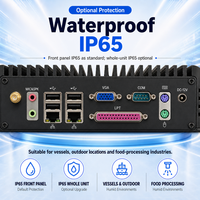 Komputer Industri Tanpa Kipas Port Paralel LPT Dual LAN Mini PC Intel J1900 N100 I3 I5 I7 IP65 VGA COM RS232 OEM