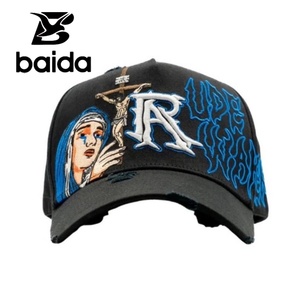 Gorras Personalizadas, Gorro de 5 Paneles Ajustable con Bordado 3D, Gorra de Béisbol, Estilo Casual, Urbano, Hip Hop - Product Image 5