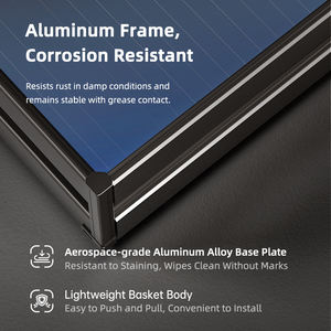 تصميم جديد لسلة تخزين متعددة الطبقات قابلة للسحب من الفولاذ لخزائن المطبخ، صديقة للبيئة ومتعددة الوظائف - Product Image 6