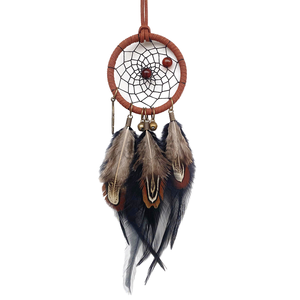 Tapiz Atrapasueños con Hojas, Colgante Tejido a Mano, Estilo Nórdico, Decoración Sencilla para el Hogar, Decoración de Pared para Dormitorio, Atrapasueños 2025, Hecho a Mano - Product Image 3