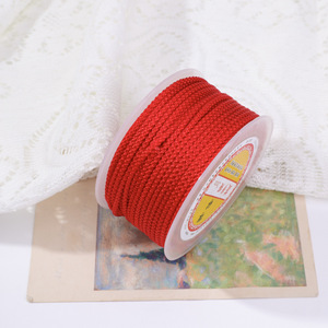 Cordon d'ananas de 2-3 mm, 10-15 m/rouleau, cordon en nylon coloré, fil pour nœuds chinois, fabrication de bijoux en macramé, accessoires, cordon tressé - Product Image 6