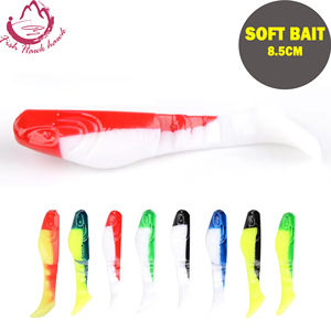 Appâts de pêche Relax Kopyto 85mm 6.8g, leurres souples en plastique pour prédateurs, têtes de jig pour brochet - Product Image 1