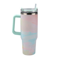 IStapromo Gifts Creative New 40oz car Cup 304 taza aislada de acero inoxidable, gran capacidad con asa, taza de helado