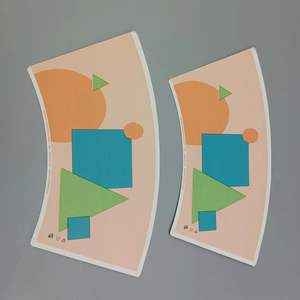 Abanicos de Papel C1S Estucados Personalizados para Vasos de Papel de Una Sola Capa para Alimentos, Impresión Flexográfica - Product Image 1