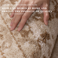 Nouveau tapis d'appoint extra épais en polyester de haute qualité, abstrait, fabriqué à la machine, écologique et anti-poussière pour salon