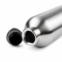 Bouteille d'eau en aluminium personnalisée 500ml 750ml 1000ml avec mousqueton et poignée en paracorde, bouteille de sport légère pour cadeaux promotionnels