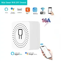 Interrupteur intelligent Wi-Fi 16A DIY, contrôle bidirectionnel, module d'interrupteurs muraux tactiles Tuya, interrupteur RoHS CE, automatisation de la maison intelligente