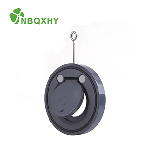 วาล์วตรวจสอบแบบสวิงชนิดเวเฟอร์ UPVC พลาสติก <span class=keywords><strong>PVC</strong></span> ขนาด 2-8 นิ้ว วาล์วกันกลับแบบชิ้นเดียว ควบคุมด้วยมือ สำหรับน้ำอุณหภูมิสูง - Product Image 1