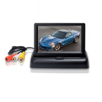 Layar LCD TFT gaya mobil, layar Monitor mobil nirkabel 4.3 inci AV Universal 2 1 Lcd mobil Digital RGB untuk otomatis Universal