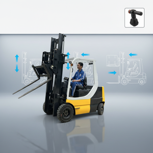 Быстрая доставка! Новый мини-электрический вилочный погрузчик Heli 1.5-2 тонны, 4-колесный, с литиево-ионными/свинцово-кислотными шинами, двухступенчатой мачтой, 80В - Product Image 4