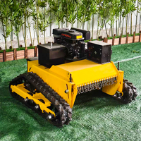 Sertifikat CE EPA Mesin Pemotong Rumput Diesel 550 mm 2200W Harga Pabrik Murah Robot Pemotong Rumput Lereng Pengontrol Jarak Jauh RC