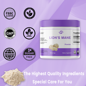 Suplemento Herbal Haccp OEM, Suplementos para el Cerebro, Polvo de Melena de León, Complejo de Melena de León - Product Image 4