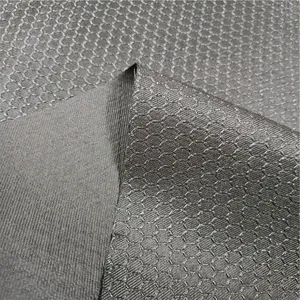 Tela de silicona antideslizante con estampado de puntos hexagonales, tela oxford, antideslizante