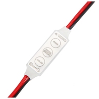 Contrôleur de flash LED, module de clignotant pour bande lumineuse LED, compatible avec voiture, bateau, usage domestique, DC 5V~24V, fonction mémoire