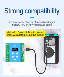 Scheda di diagnosi batteria Jcid Q1 per <span class=keywords><strong>iPhone</strong></span> 11-15 Pro Max: risolve il messaggio pop-up e migliora l'efficienza della batteria, senza bisogno di flex. - Product Image 4