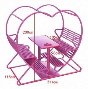 Amore all'aperto sedia a dondolo cortile tavolo decorativo <span class=keywords><strong>per</strong></span> parco all'aperto foto scenico riprese Internet Patio <span class=keywords><strong>panche</strong></span> - Product Image 5