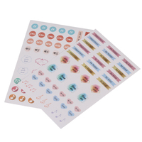 Oneup — ensemble de cartes colorées, série de marbre rose, enveloppe en diamant, boîte de sac cadeau, Notebook