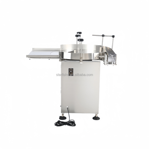Máquina Alimentadora Automática de Botellas Redondas y Cuadradas, Clasificador de Botellas de Plástico y Vidrio, Mesa de Recolección Rotatoria para Empaque - Product Image 3